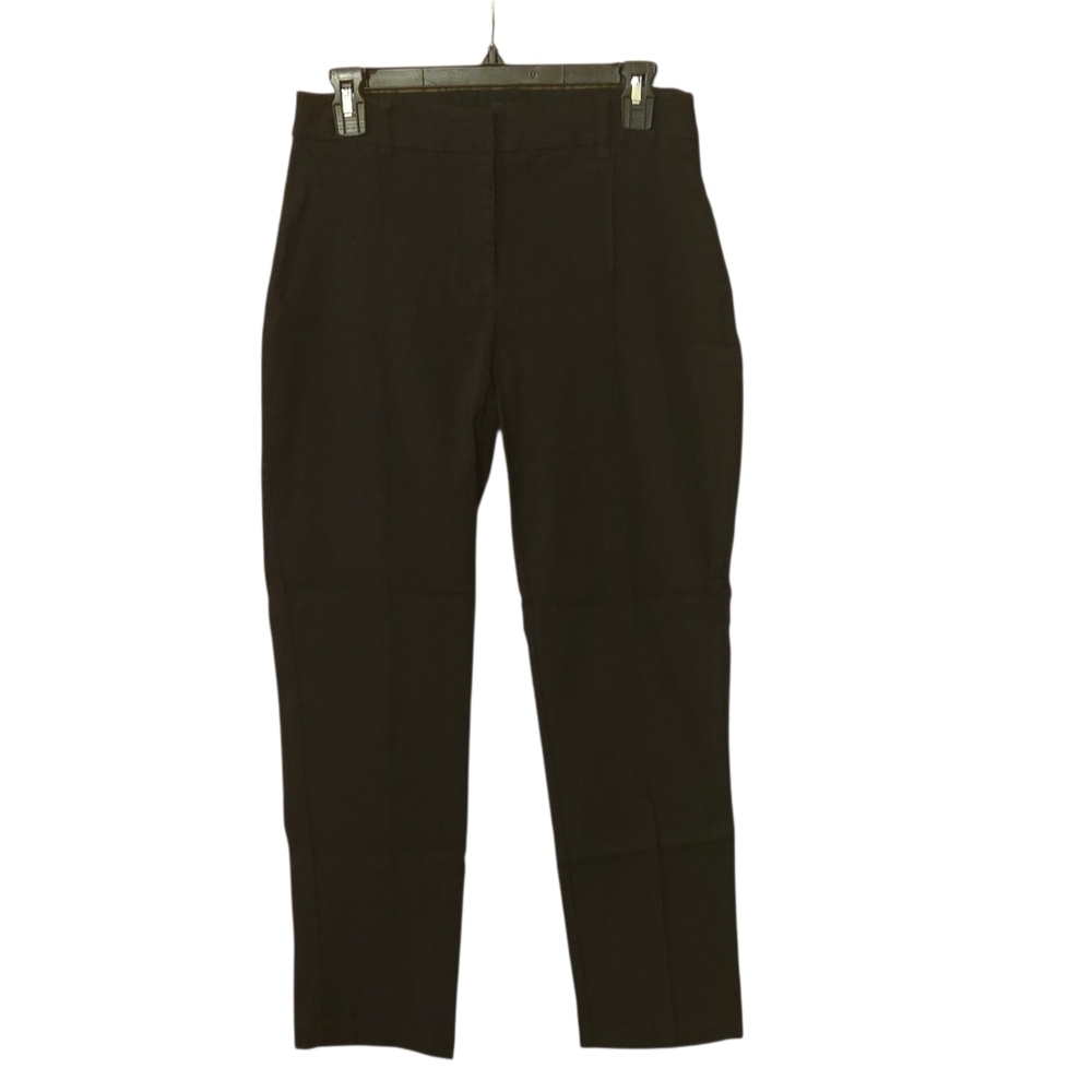 JM Collection Women Size 8 Classic Straight-leg Stretchy Black Pants MId-weight